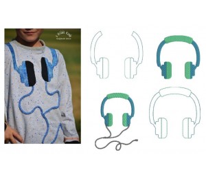 Stickserie - Kopfhörer